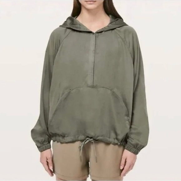 lululemon athletica Tops - Lululemon City Stroll Hoodie Grey Sage Size 6